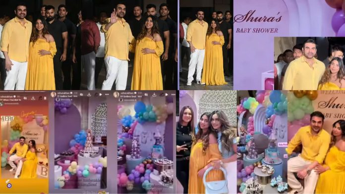 Arbaaz Khan's wife Shura Khan's baby shower